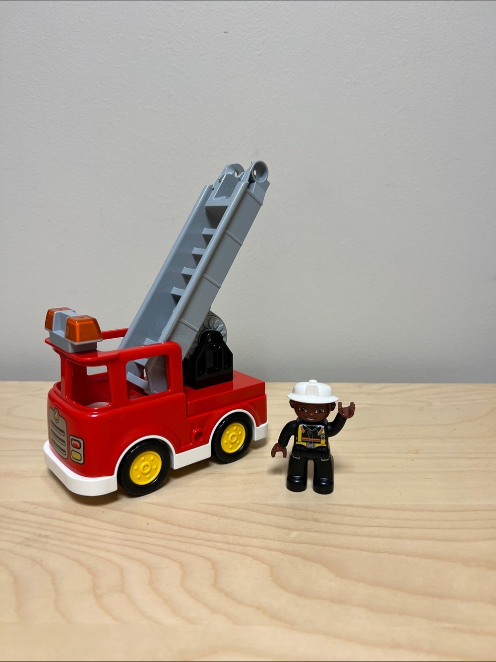 LEGO DUPLO Firetruck toy with fireman figure - Toddler & Preschool Vehicle Toy
